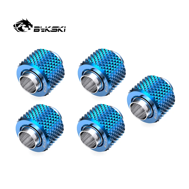 Bykski 45 Pcs Lot Soft Fitting para 10 13 mm 10 16 mm B-ft3-tn de Conector de Compressão de Mão de Tubulação