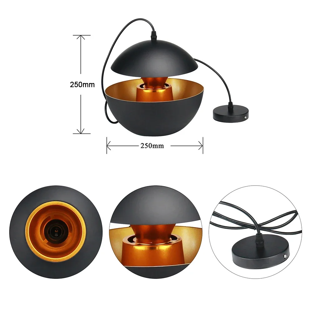 Postmodern Designer Chandeliers Light Black White Home Decor Hanging Pendant Lights Dining Room Bar Restaurant Lustre Suspension