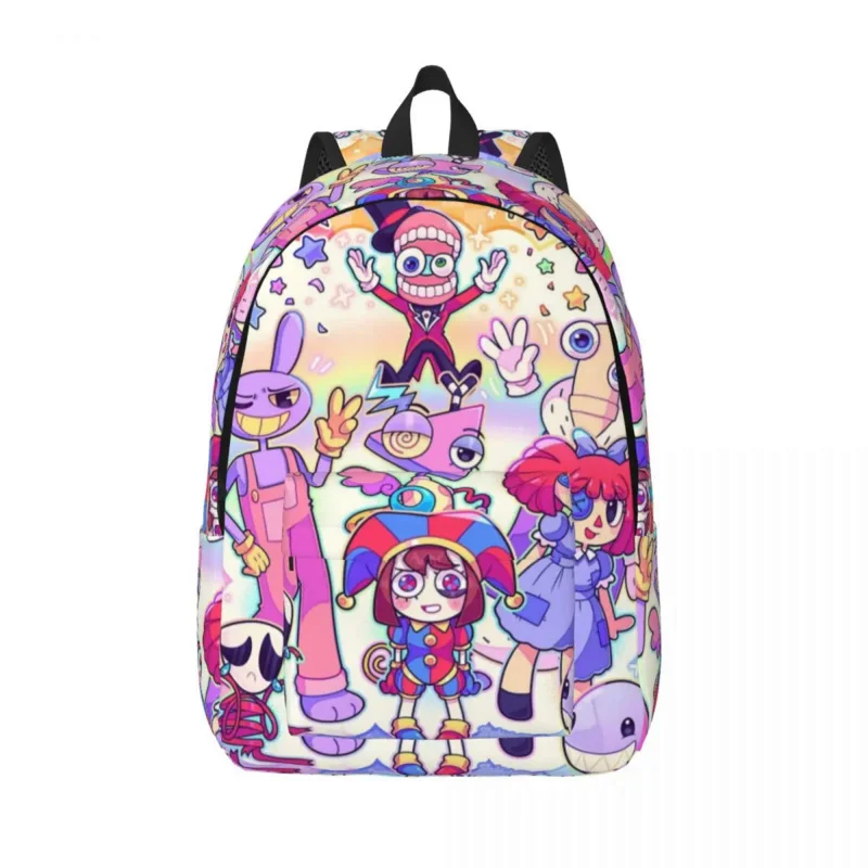 

The Amazing Digital Circus Backpack for Boy Girl Kids Student School Book Bags Pomni Jax Daypack Preschool Primary Bag Outdoor