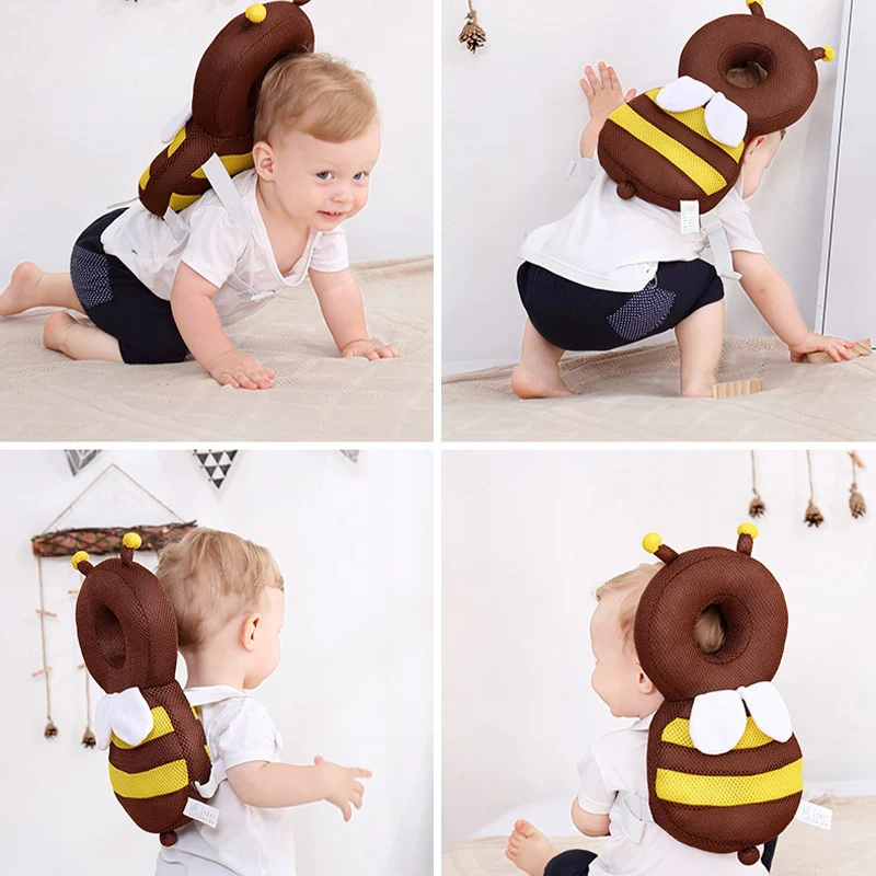 Baby Pillow Toddler Baby Head Protector Safety Pad Cushion Back Newborn toddler pillow Cartoon Headrest Walking Anti-fall Injury 4