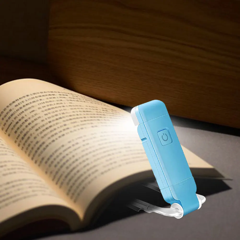 USB Rechargeable Portable Clip-on LED Reading Light Eye Care Book Lamp Night Light