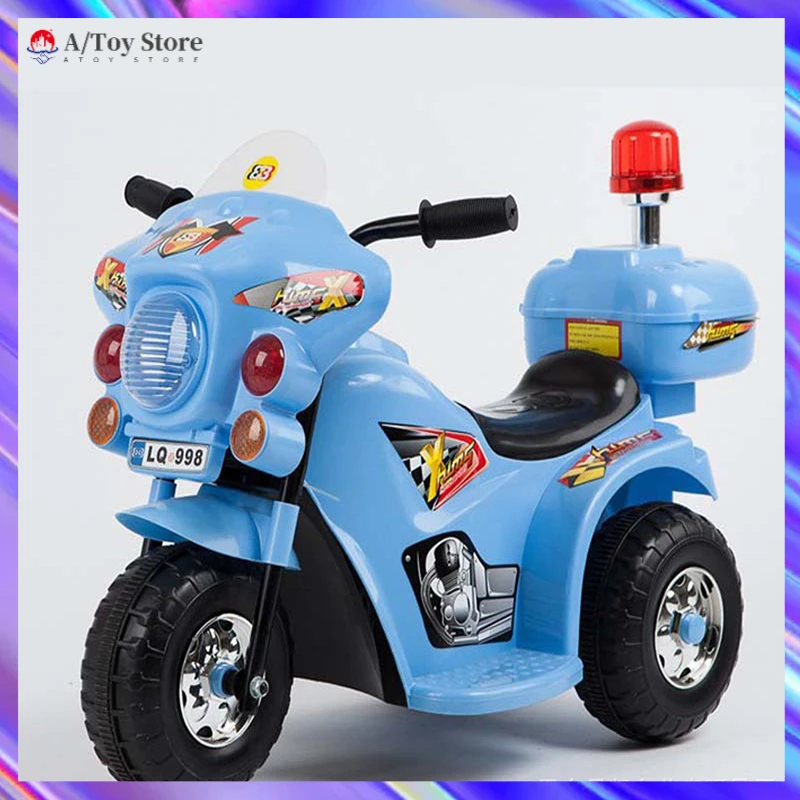 Kids Motorcycle Ride On Toy, 3 Wheel Chopper with Reverse and Headlights -  Battery Powered Motorbike for Kids 3 and Up - AliExpress