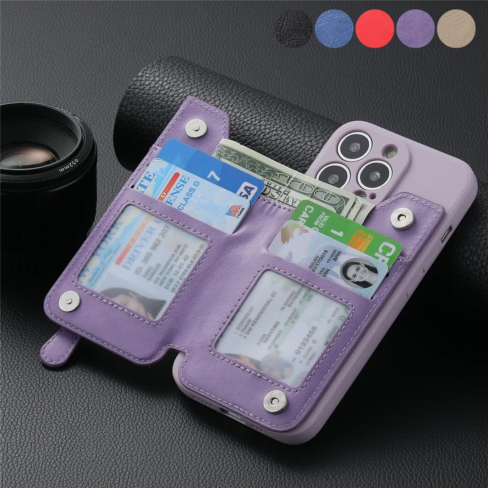 Elegant Flip Wallet Cover