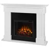 Thayer 55” Electric Fireplace with Mantel for Living Room or Bedroom, Replaceable Fireplace Insert Heater 1
