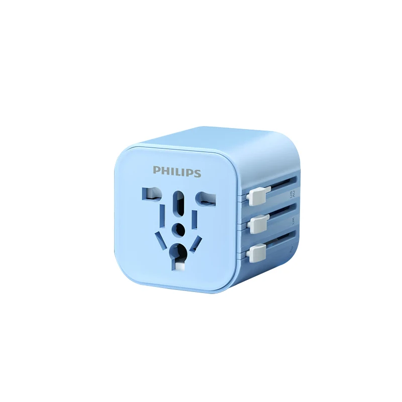 Philips Universal Travel Adapter with Multi-Region Compatibility