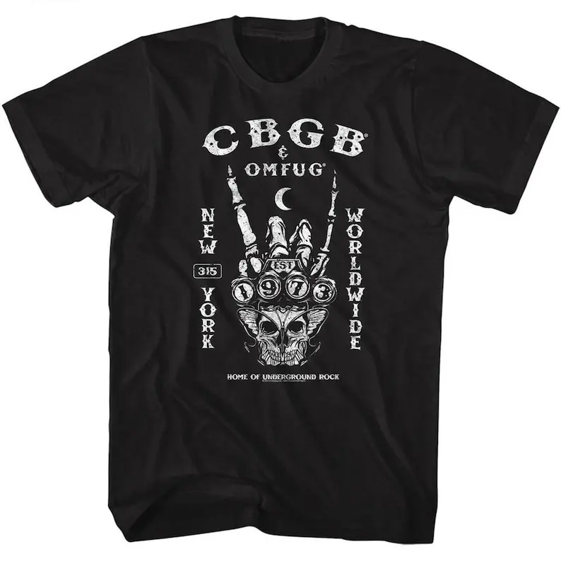 

CBGB NY Worldwide Black Adult T-Shirt
