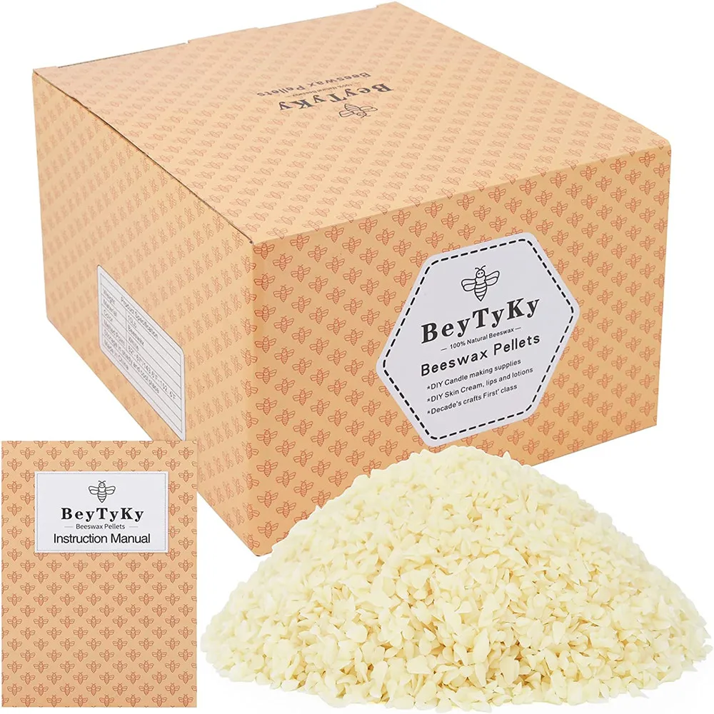 Beeswax Pellets, Beeswax Triple Filtered Candle Wax For Scented Candle
