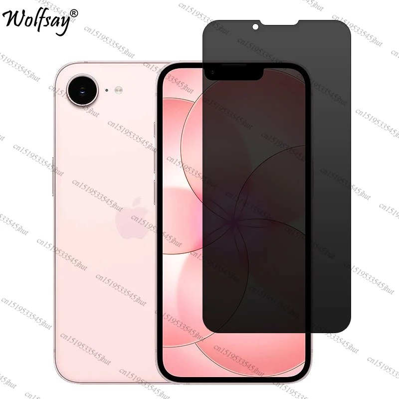 Enhanced Privacy Tempered Glass Screen Protector with Anti-Spy Technology and Camera Protection - 6.1 Inch
