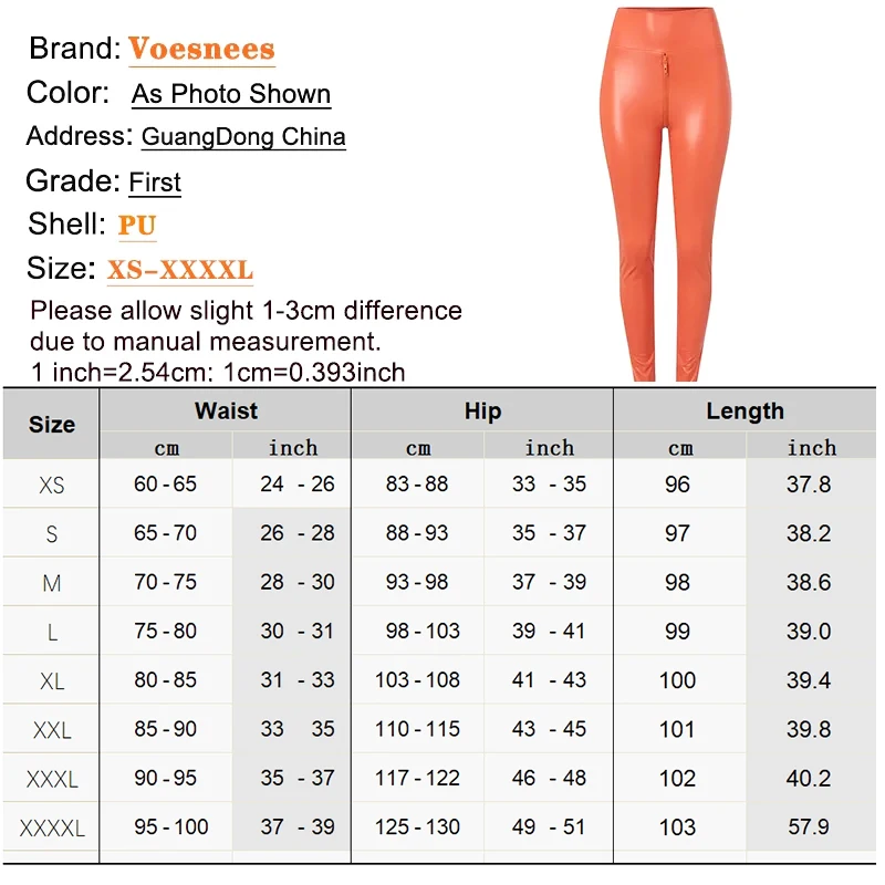 High Stretch Matte Tight Pants Large Size Open Crotch Shorts Pants Women Exotic Bodycon Trousers Wetlook Slim Custom Zipper 5