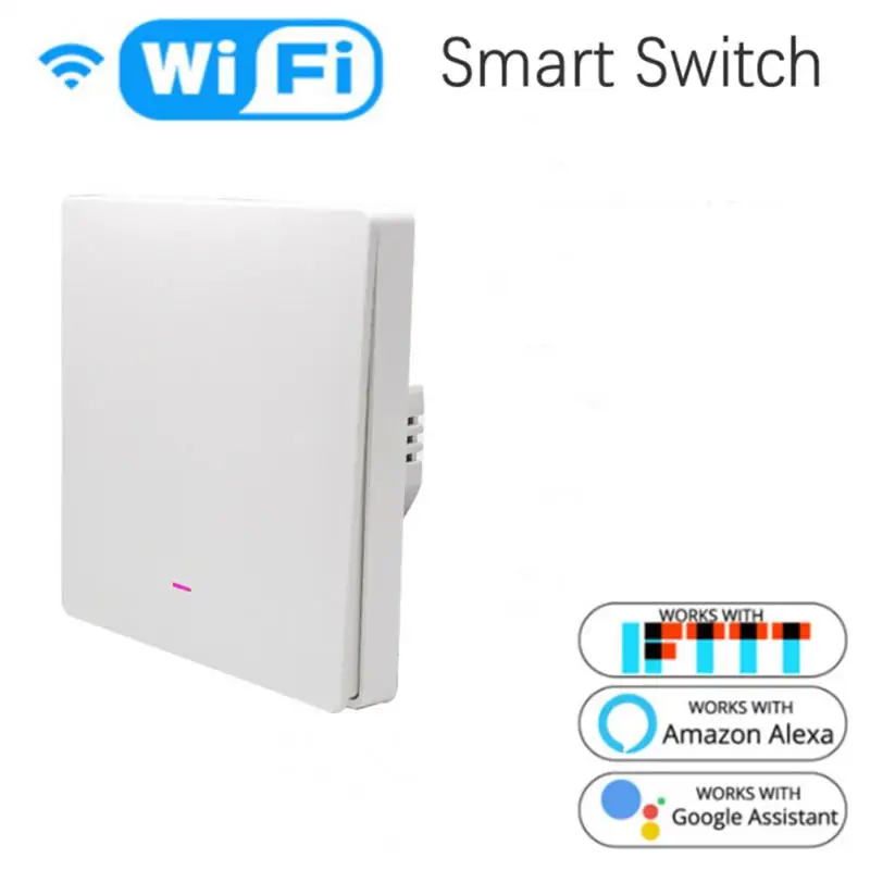 

Умный Wi-Fi переключатель Tuya, 220 В, без нейтрального провода