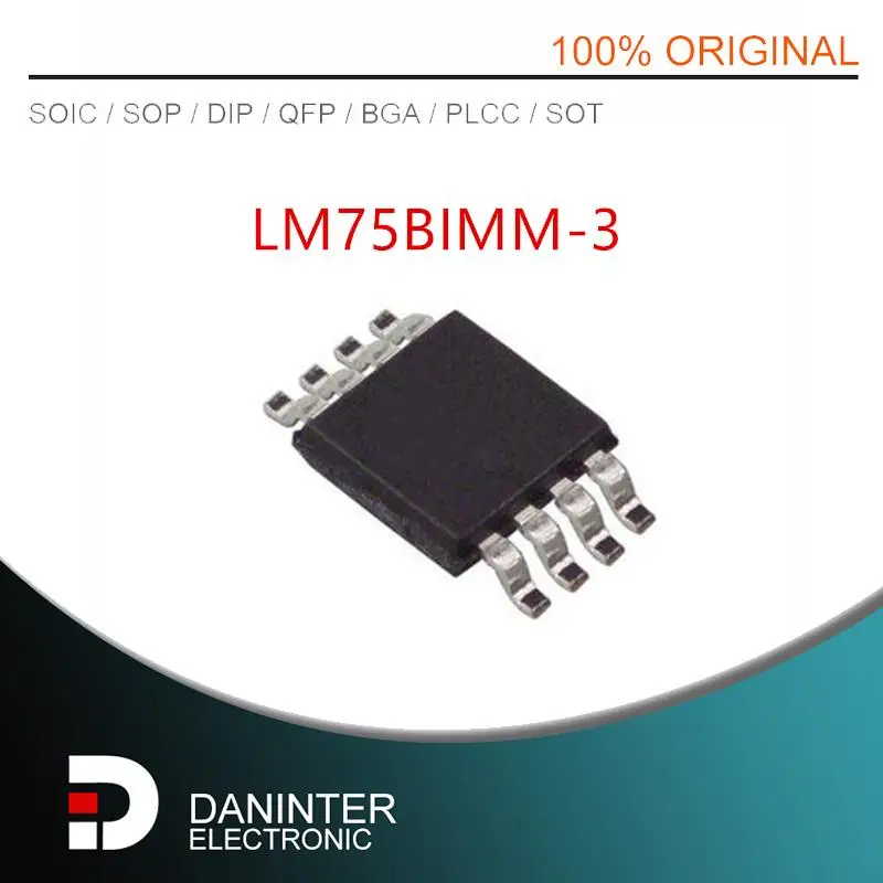 

NEW T01B LM75 LM75BIMM-3 LM75BIMM MSOP8 10PCS-20PCS/LOT