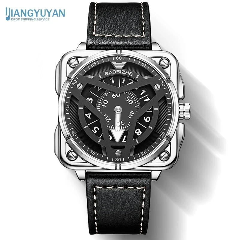 2023 New Unique WATCH MAN Fashion Creative Chronograph Quartz Skeleton Punk Wind Waterproof Men's Watch relojes hombre hodinky