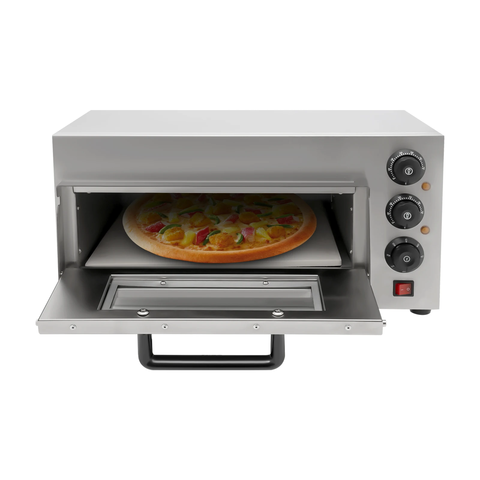 Countertop Microwave Ovens 0.0.7ft&sup3;, Removable Cordierite Slate Easy Clean Silver Color 1.3kW