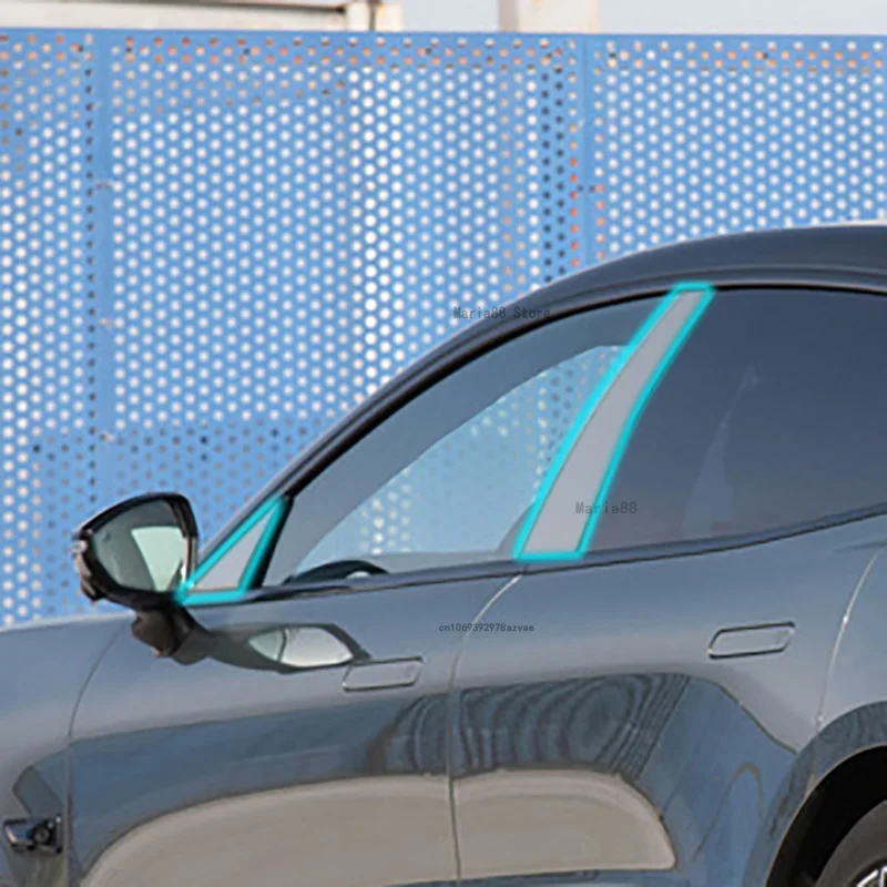 

For ZEEKR 001EV 2024 Accessories Car Protective Film Transparent Door Window Center Middle B C Column Pillar Sticker
