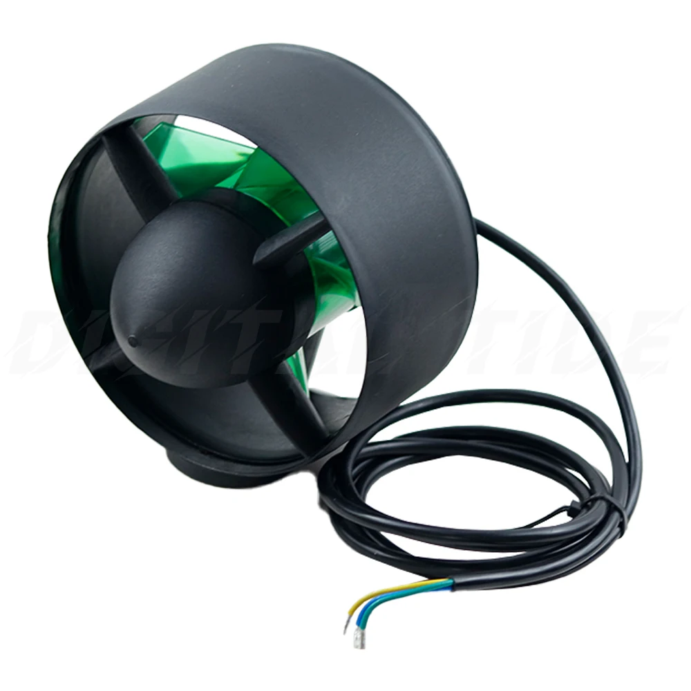 DIY 24V-48V 800W Underwater Thruster Brushless Motor 140Mm 5 Paddle Propeller 13