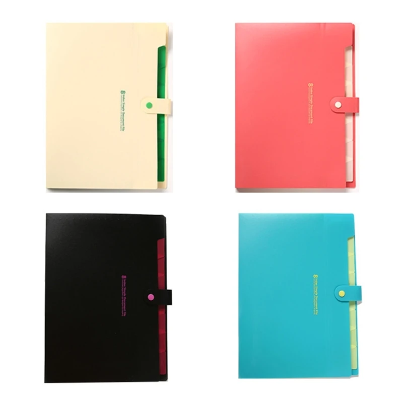 

Expandable File Organiser File Folder with Snap Button Lock Accordion File Folder Office Document Organiser Folder