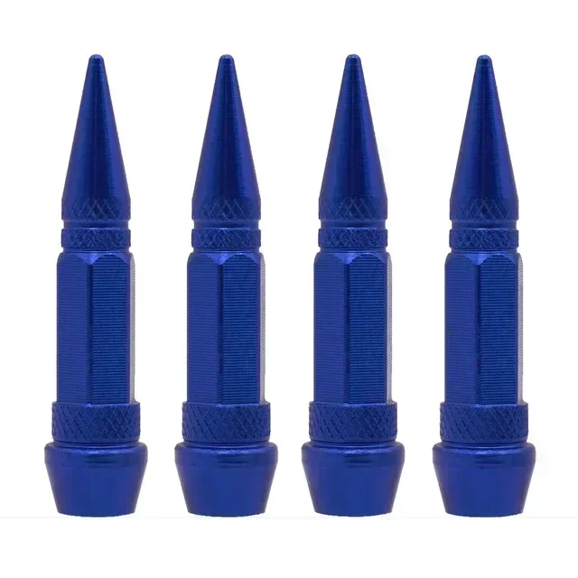 Universal Airtight Tire Valve Caps - Set of 4 for Cars, Motorcycles, and Bikes
