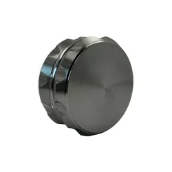 Premium Heavy - Duty Herb Grinder with Non - Slip Grip - Variety of Color Options - Sharp Diamond Teeth (Gray)