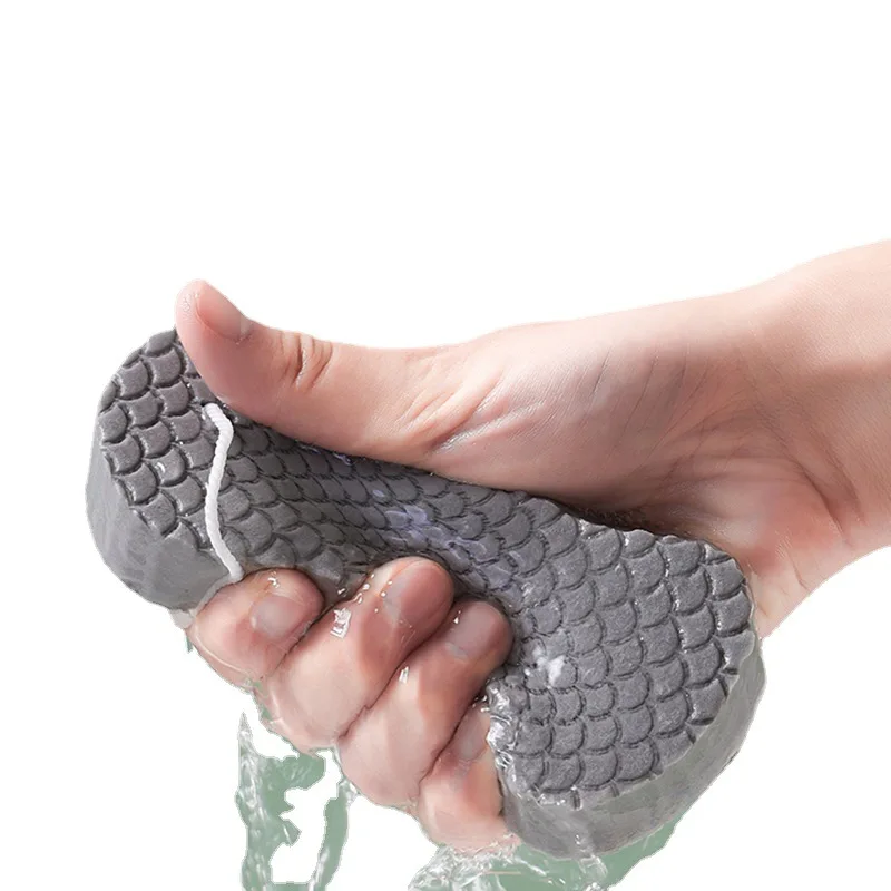 3D Sponge Bath Wipe Body Scrubber Shower Brush