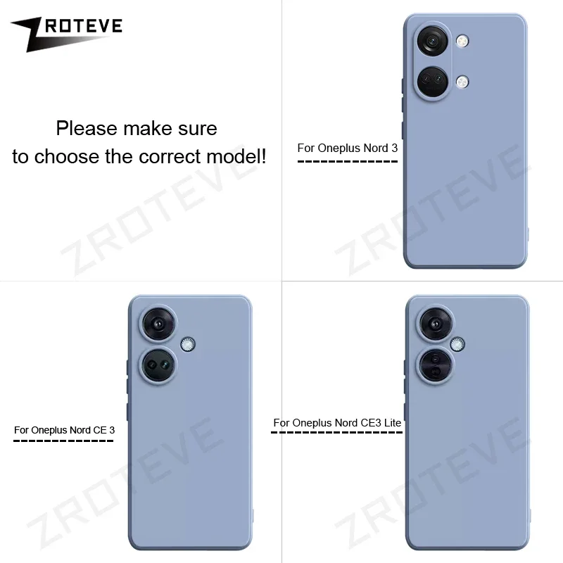 ZROTEVE Original TPU Liquid Silicone Soft Cover