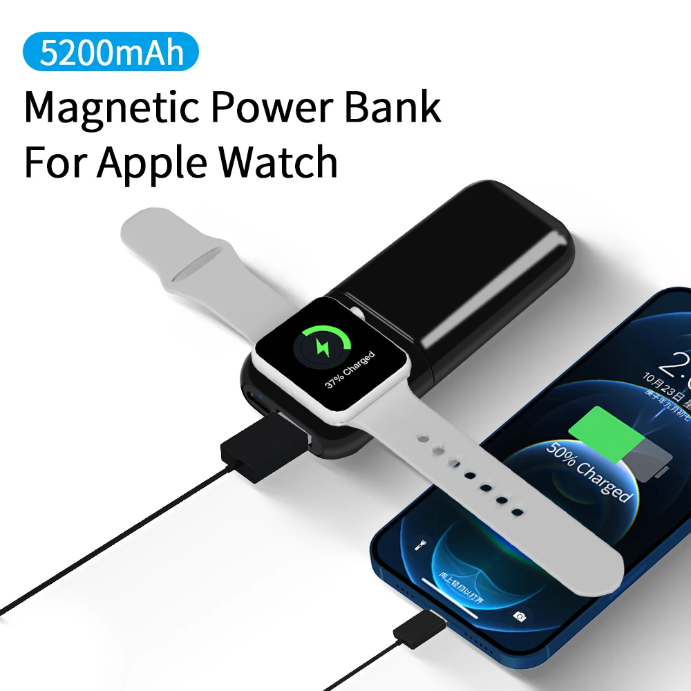 SpareBatteryforAppleWatchSeriesPortableChargerWirelessPowerBankPortablePowerStation