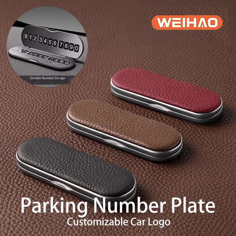 Accessories Car Phone Holder Interior Phone Mat Tesla Model Y 2023 Temporary Parking Card Phone Number Car Tools Plate