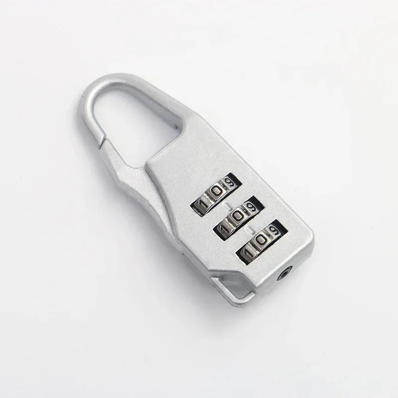 Combination Padlock 3 Digits Colorful Mini Password Code Combination Padlock Suitcase Luggage Travel Smart Lock Keyed Anti-thieft