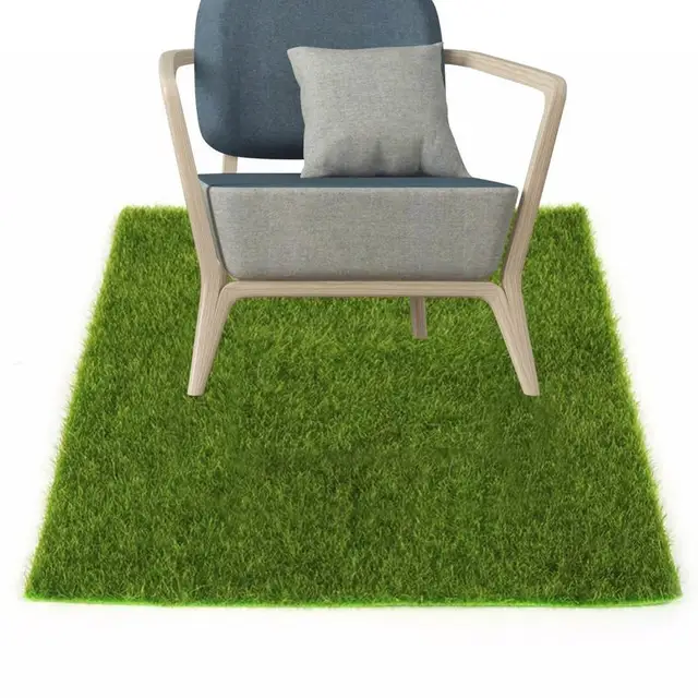 Füves Szőnyeg 2 Méret Kert Gyepfű Realisztikus Beltéri Kültéri Kerti Gyep Táj A Terasz Szintetikus Vastag Fűhöz