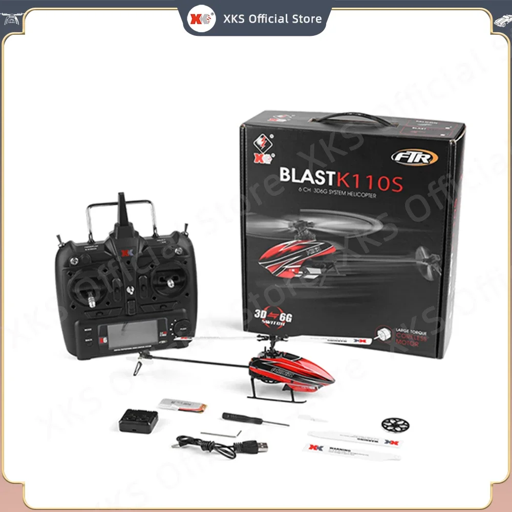 Wltoys XKS K110S RC Helicopter Remote Control Drone BNF RTF 2.4G 6CH 3D 6G System Brushless Motor RC Quadcopter Toy Gift for Kid 5