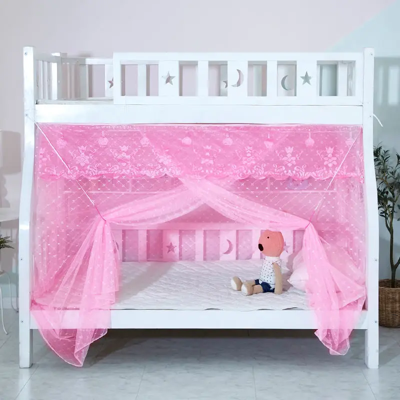 학생 기숙사 상단 하단 침대, 이중 문 모기장, 범용 이층 침대, 암호화 메쉬 모기장, 어린이 침대 텐트 