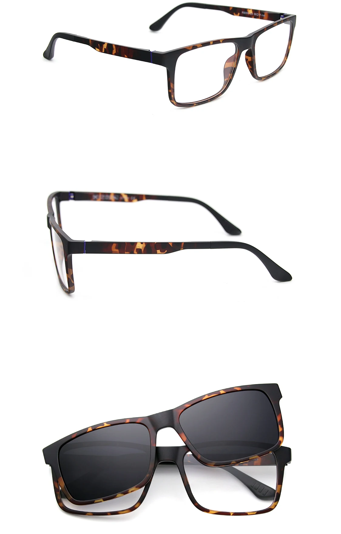 Classic Magnetic Sunglasses And Optical Glasses Combo Frame_voghion.com