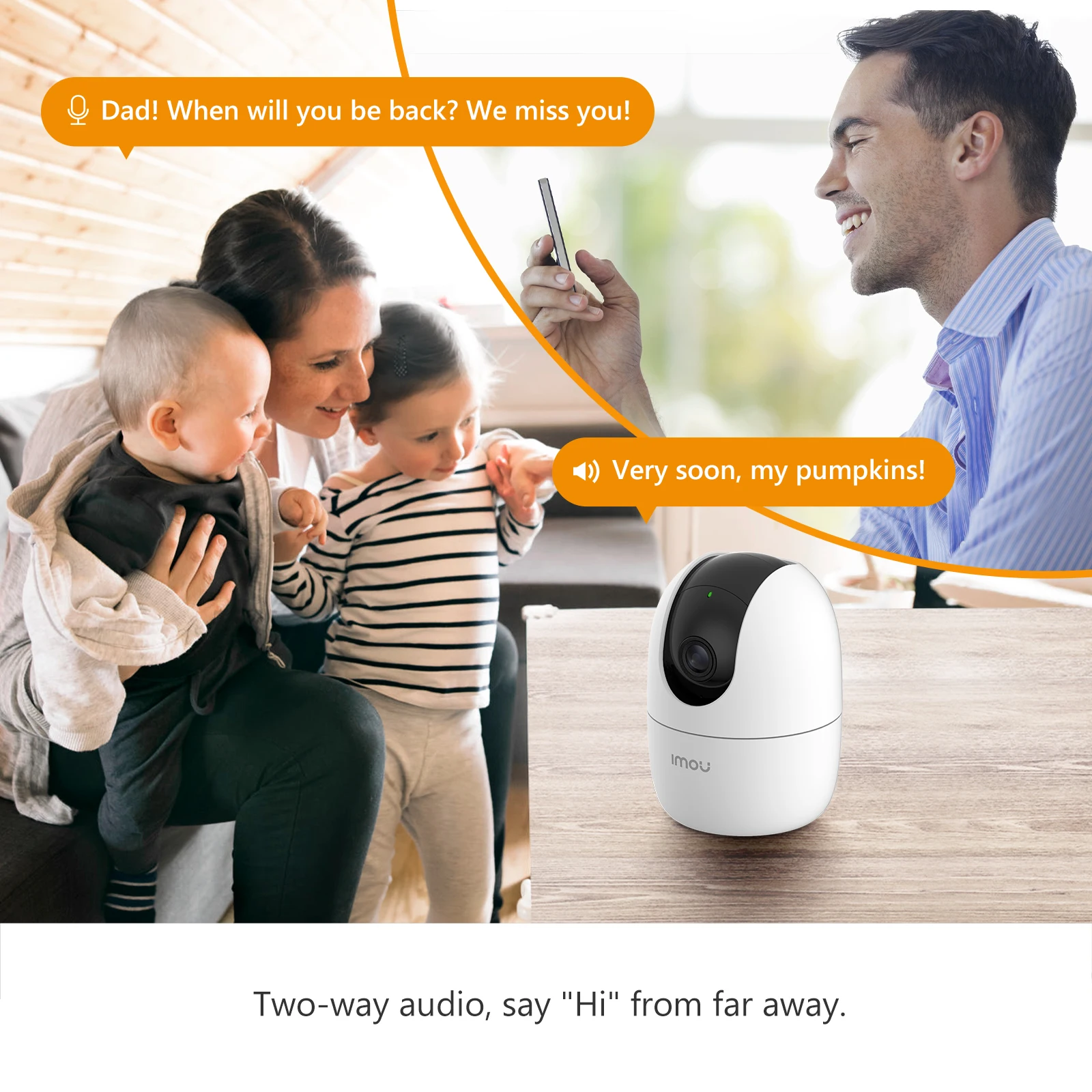 Imou Ranger 2 3MP Indoor Security Camera Home Wifi Baby Monitor Two-way Talk 360° Smart Tracking Sound Detection Human Detection