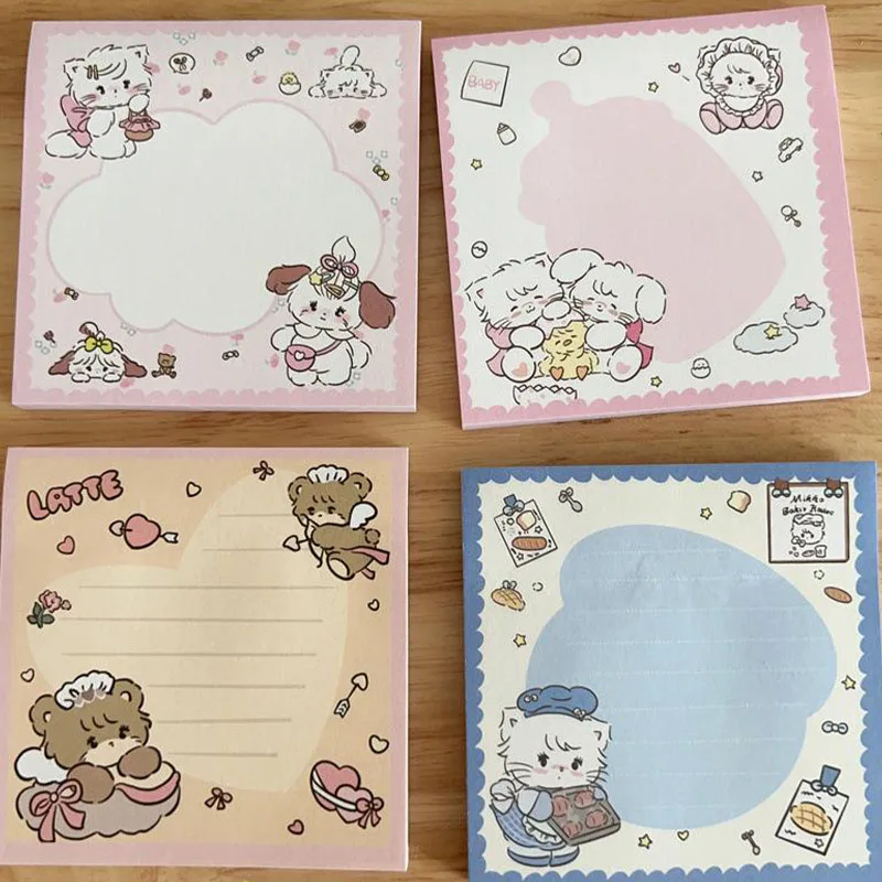 Kawaiiかわいいmikkoメモと子供のためのスケジュールブック、貼り付け