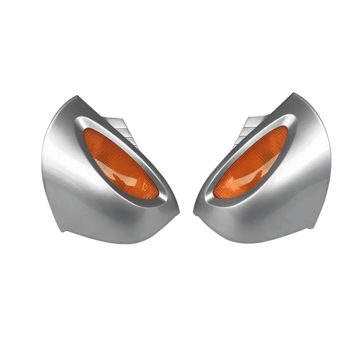 

Серебряные зеркала заднего вида для мотоциклов, указатели поворота, лампы заднего вида для BMW R1100 RT R1100 RTP R1150 RT