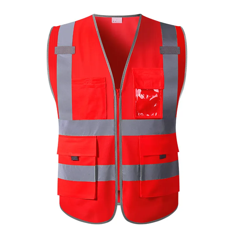XXL Orange Gilet réfléchissant pour moto, gilet noir pour hommes
