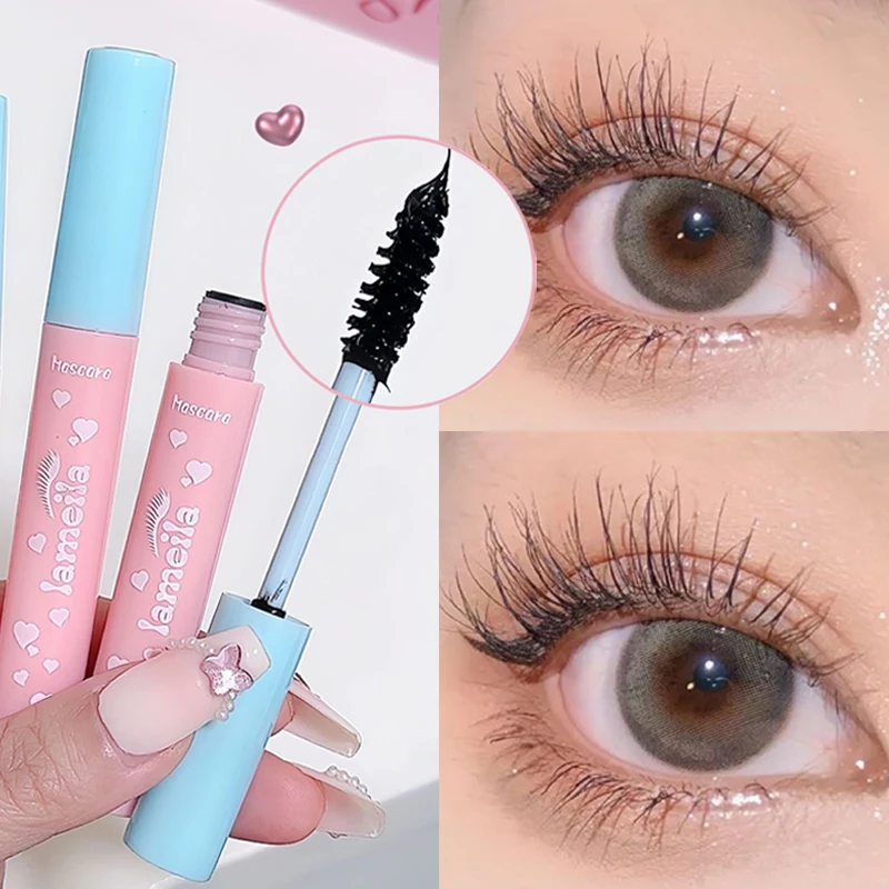 Mascara Long-acting Waterproof Non-halo Dyes Easy To Remove Makeup Non-caking Mascara Curling Lash Extend Eyelash Eye Cosmetics_voghion.com