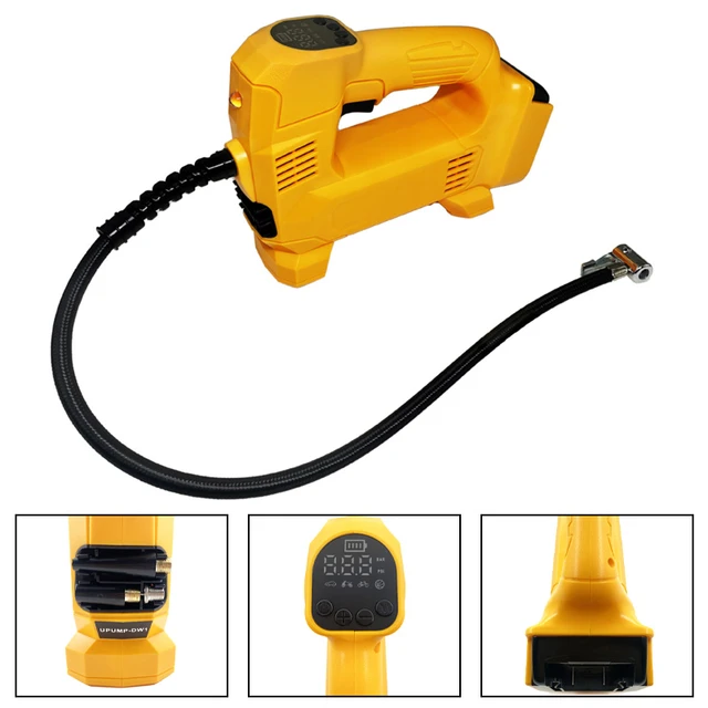 For Dewalt 18V 20V Battery Electric Air Pump Cordless Air Inflator Air  Compressor with LED Light for Tire Pumping Ball Inflation - AliExpress