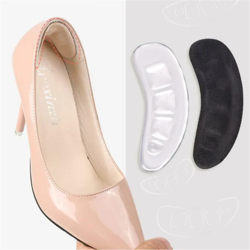 Shoe Insoles Silicone Pads for Women's Shoes Non-slip Inserts Self-adhesive Forefoot Heel Gel Insoles