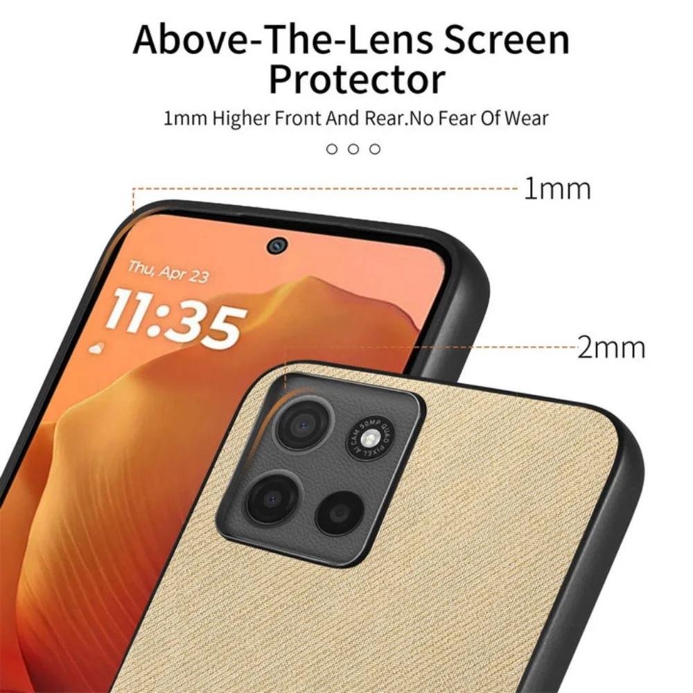 Luxury 5G Armor Leather Back Case