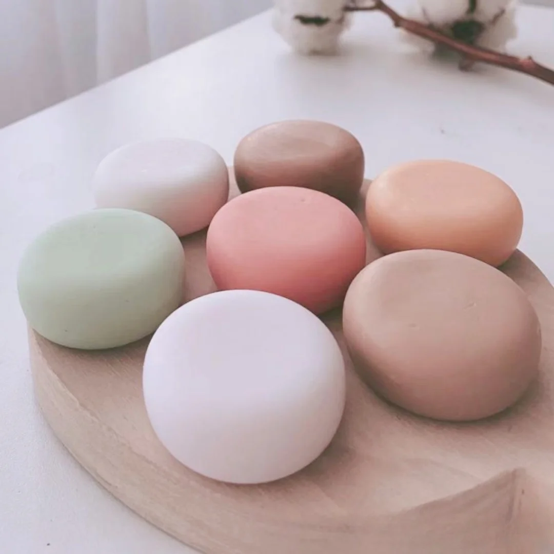 Round Soap Mold 8 Holes Silicone Mold for Handmade Soap silicone mold