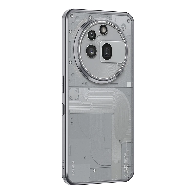 Minimalist Transparent Shockproof Phone Case - Soft Matte Silicone Frame