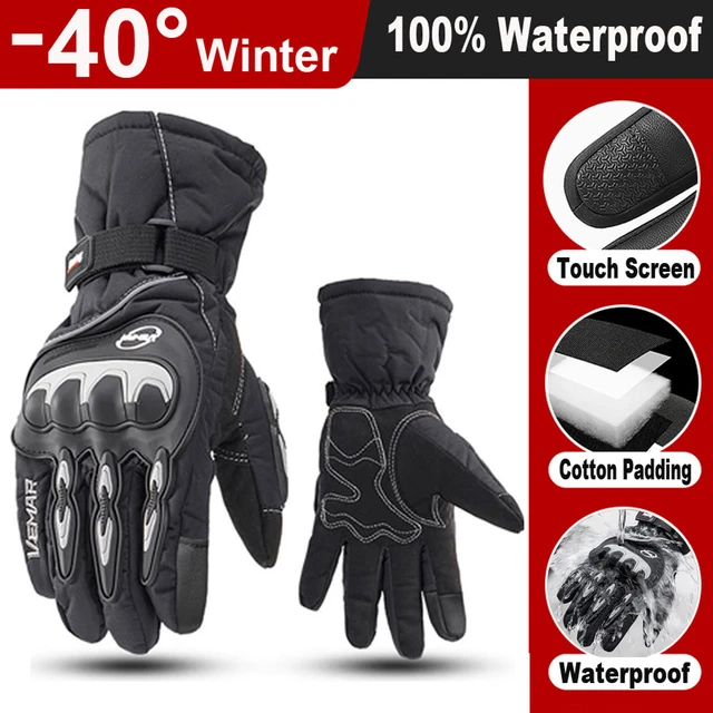 gants moto homologue CE waterproof chaud tactile hiver