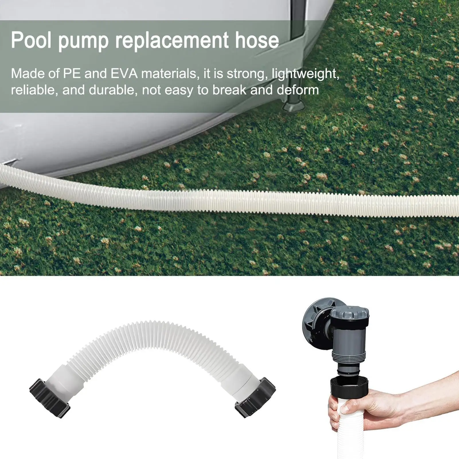 Pool Pumpe Schlauch Pool Filter Schlauch Quick-Connect Flexible Rohr Teile Pool Sand Filter Pumpen Schlauch Pools Pumpe Ersatz Schlauch – Detail 2