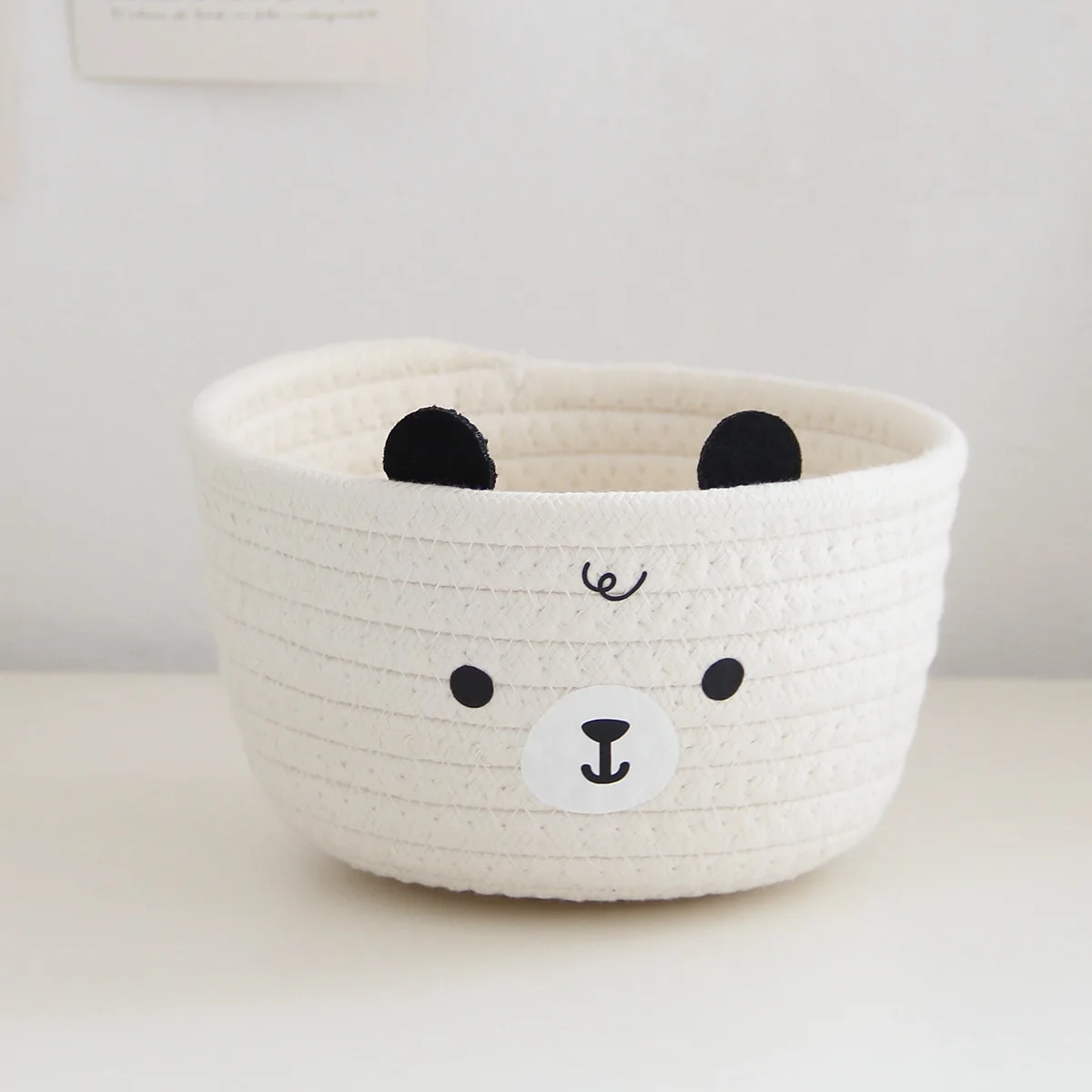 Cute Storage Baskets Rattan Woven Bedroom Household Decor Organizer Case Key Snacks Desktop Sundries Deposit Tidy Box Items 3