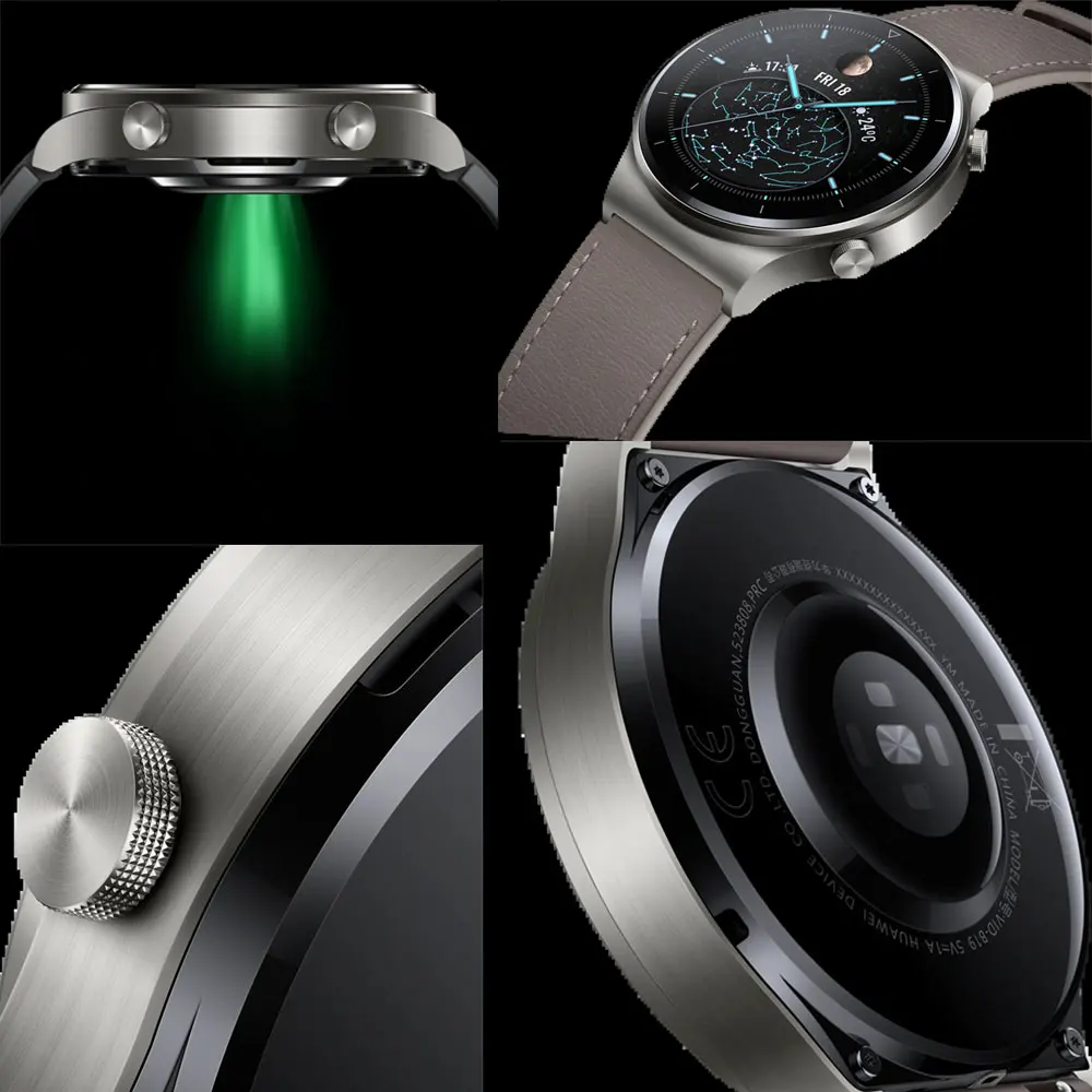 Huawei-reloj inteligente GT 2 Pro para hombre, dispositivo con control del  ritmo cardíaco y del sueño, GPS, Kirin A1, GT2 - AliExpress