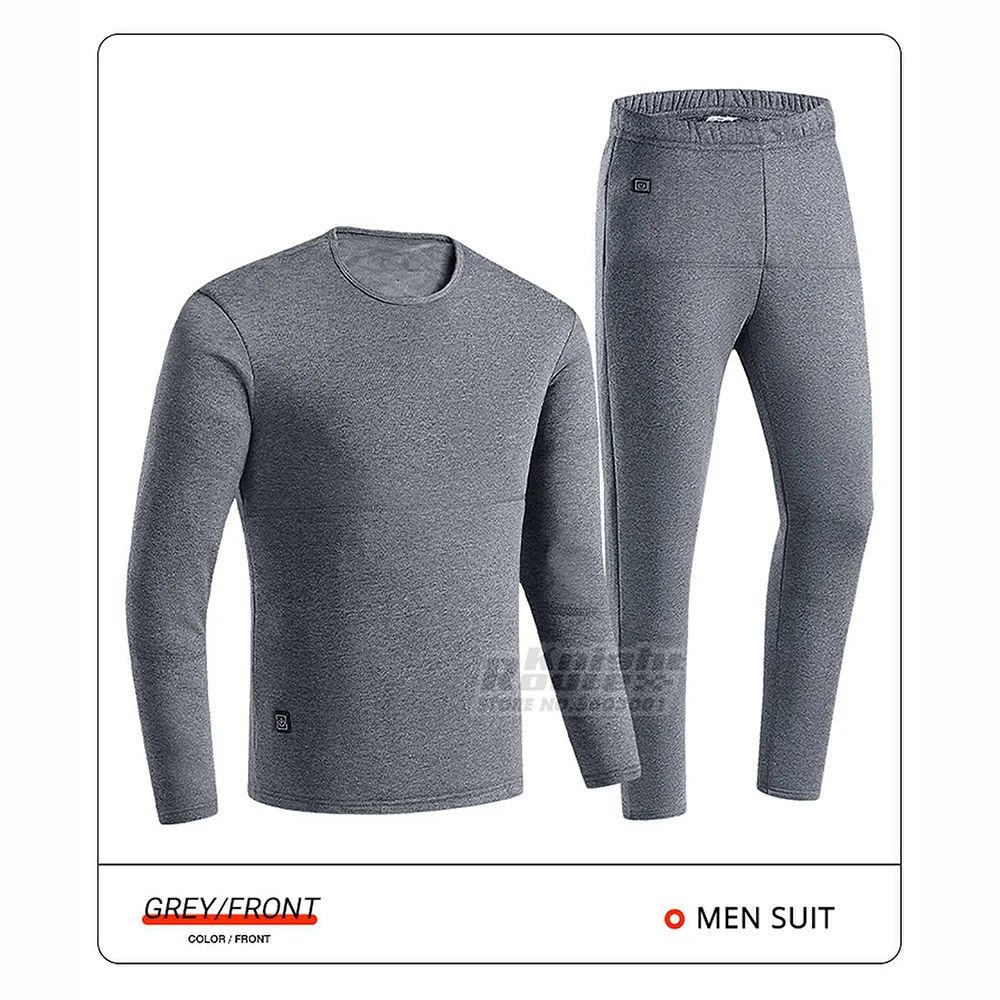 22 Areas Heated Jacket Men Self Heating Vest Women Heated Thermal Underwear Ski USB Electric Heating Clothing Long Johns Winter