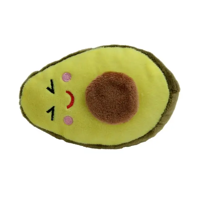 Puppy Dog Plush Squeaky Toys for Small Medium Dogs Fruit Kiwi Avocado Aggressive Chewers for Pet Cat Products Puppy Accessories 5