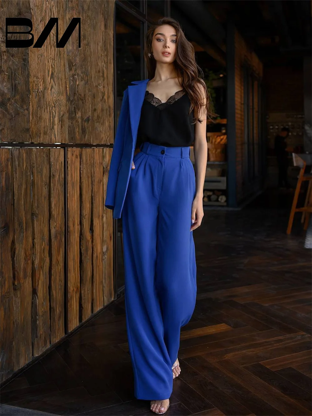 BRLMALL-2-Piece Office Suit for Women, Formal Occasions, Business Suits,Pant Suits, Wedding Guest, Spring, Summer, 2024