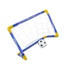 Folding Mini Football Soccer Ball Plastic Removable Goal Post Net Set High-strength Kids Indoor Outdoor Child Birthday Gift 3