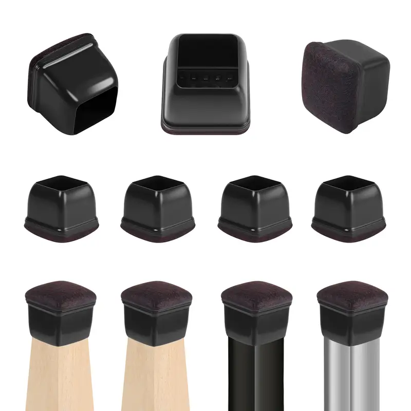 8PCS Upgraded Chair Leg Covers Silicone Anti-Slip Felt Furniture Feet Protectors from Scratches for Hardwood Floor Reduce Noise - Image 14